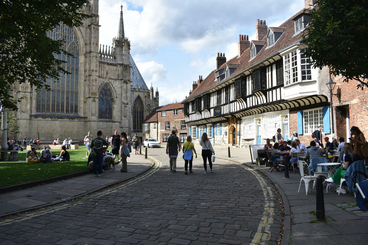 York Minster in the centre of York