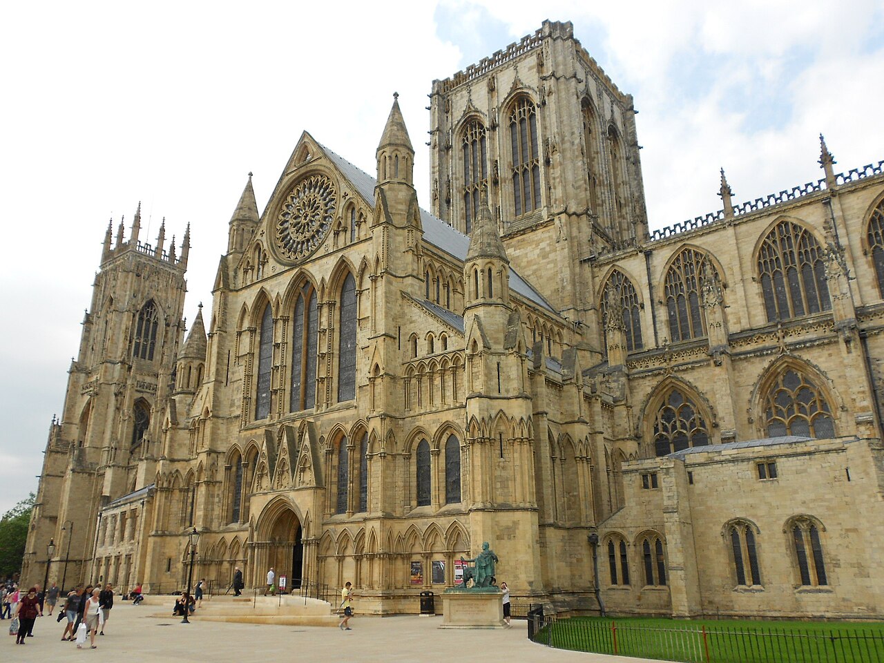York Minster in the centre of York